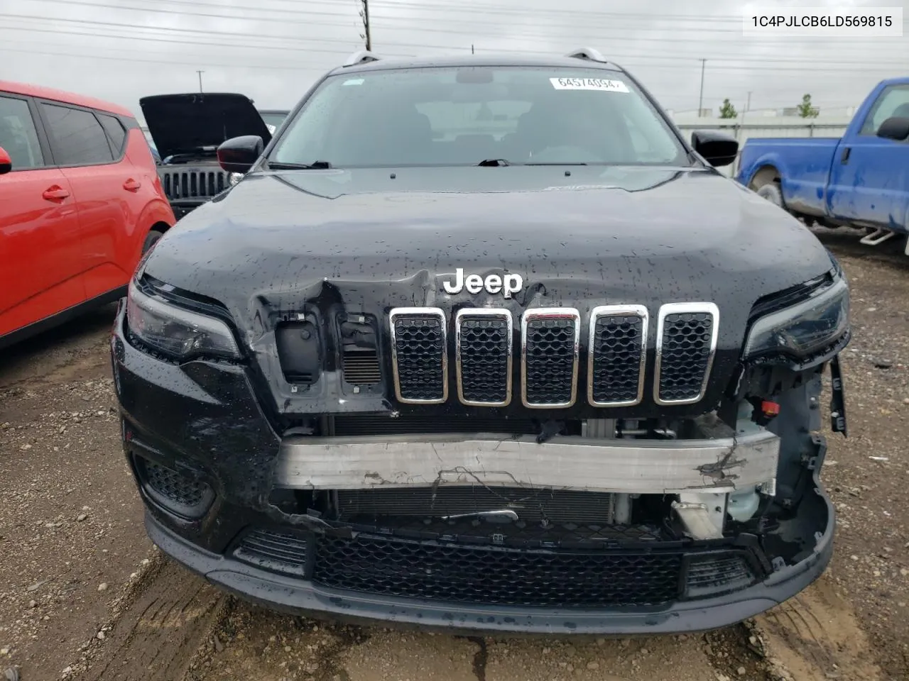 2020 Jeep Cherokee Latitude VIN: 1C4PJLCB6LD569815 Lot: 64574094