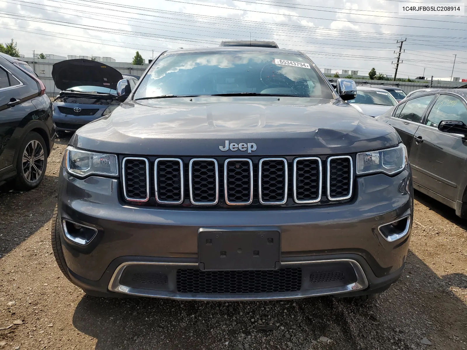 2020 Jeep Grand Cherokee Limited VIN: 1C4RJFBG5LC208914 Lot: 65343794