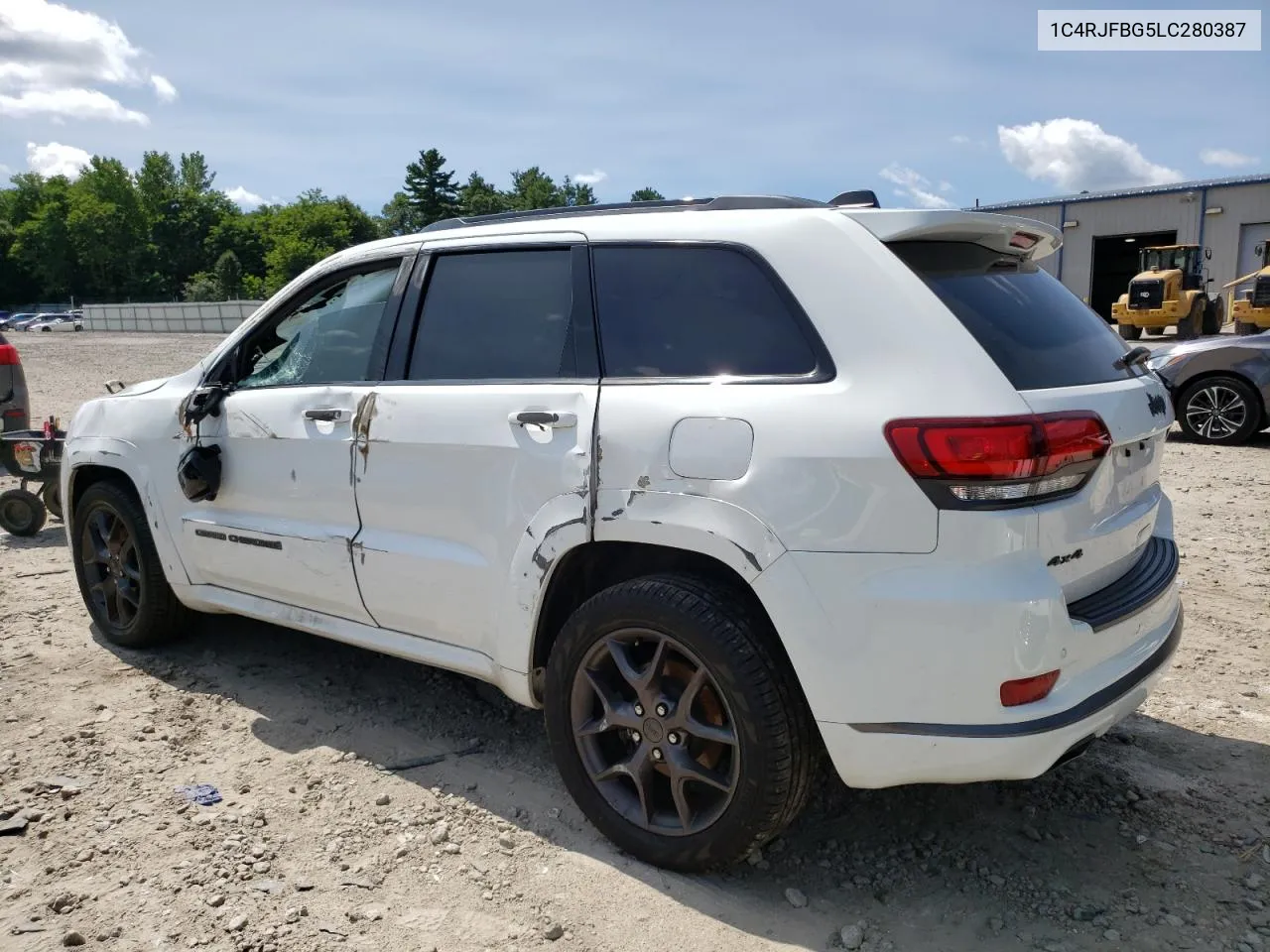 2020 Jeep Grand Cherokee Limited VIN: 1C4RJFBG5LC280387 Lot: 65898244