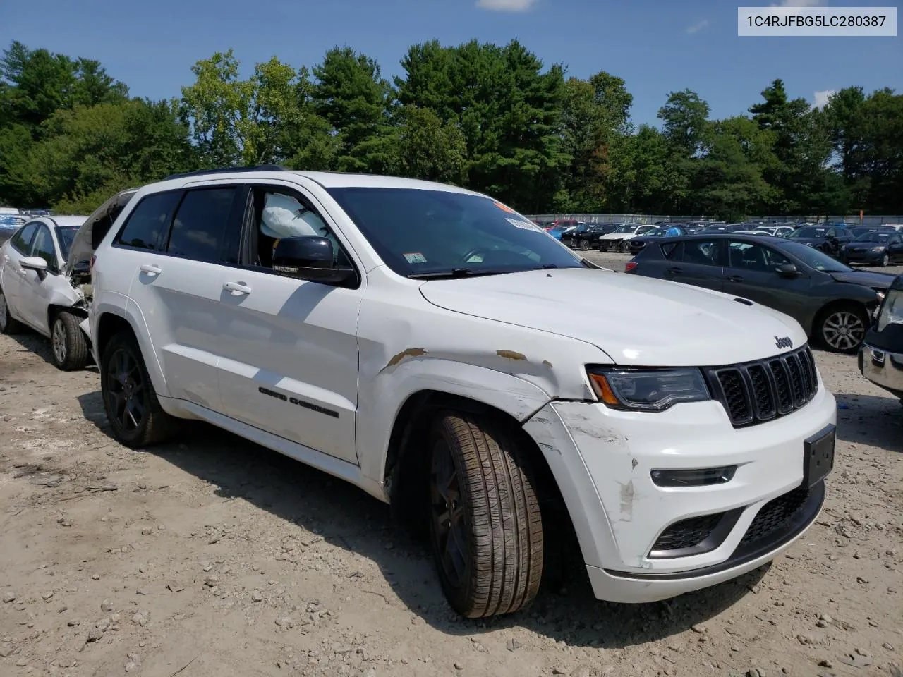 2020 Jeep Grand Cherokee Limited VIN: 1C4RJFBG5LC280387 Lot: 65898244