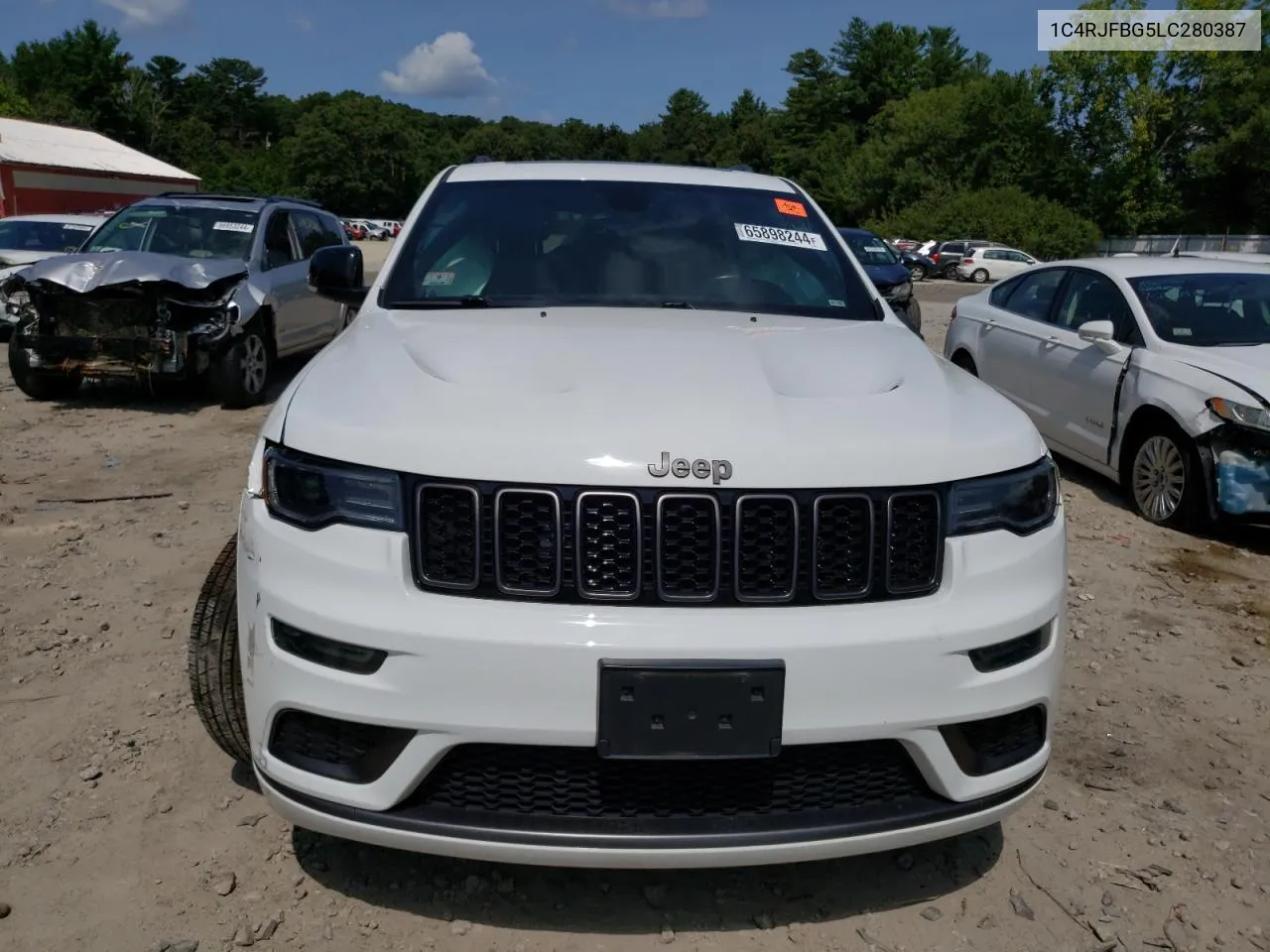 2020 Jeep Grand Cherokee Limited VIN: 1C4RJFBG5LC280387 Lot: 65898244