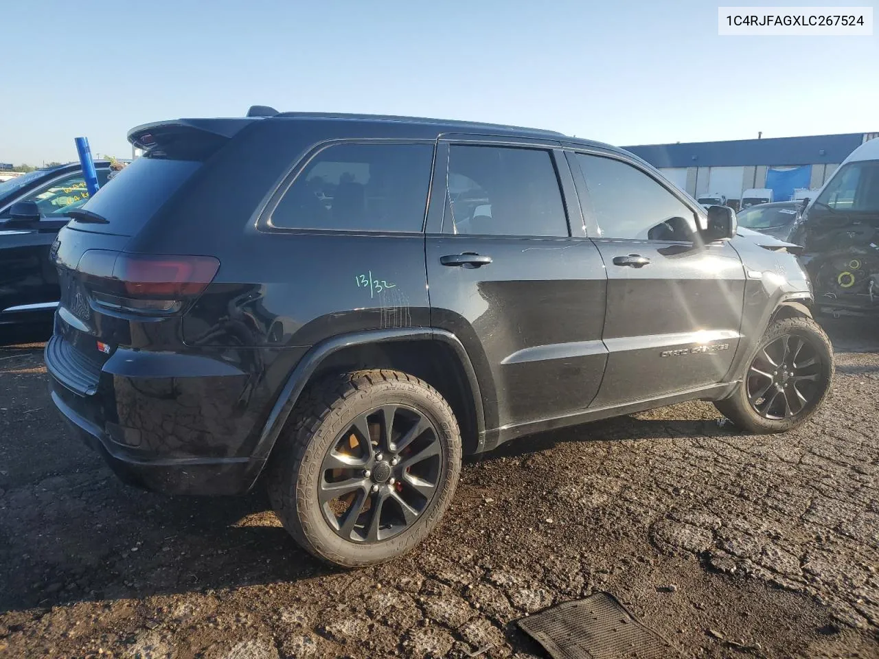 2020 Jeep Grand Cherokee Laredo VIN: 1C4RJFAGXLC267524 Lot: 65978774