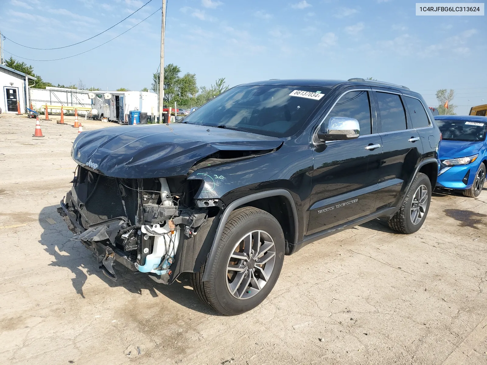 2020 Jeep Grand Cherokee Limited VIN: 1C4RJFBG6LC313624 Lot: 66137034