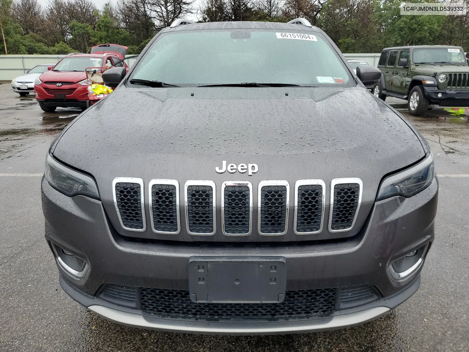 2020 Jeep Cherokee Limited VIN: 1C4PJMDN3LD539332 Lot: 66151004