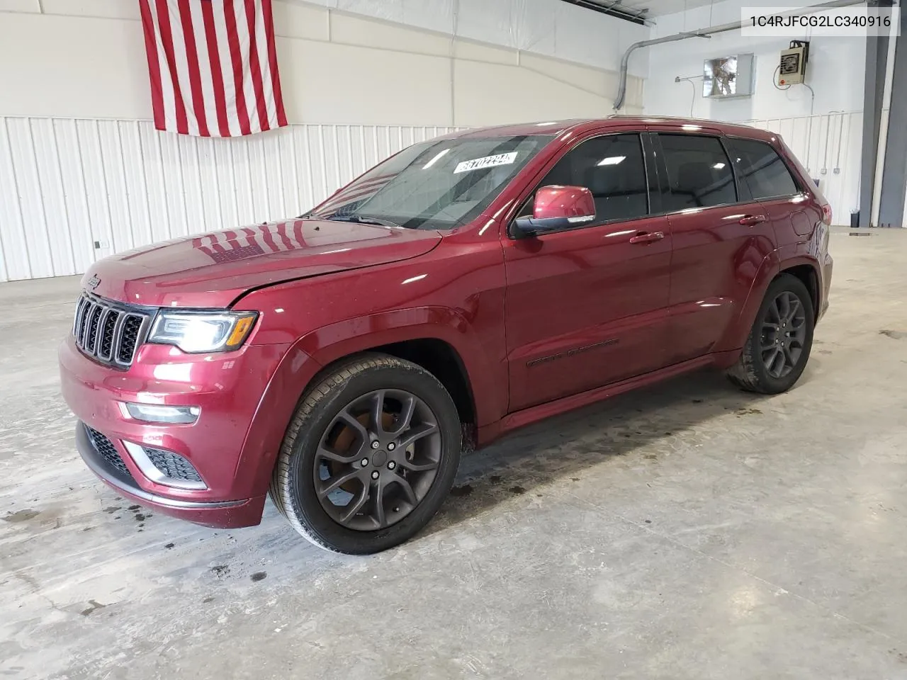 2020 Jeep Grand Cherokee Overland VIN: 1C4RJFCG2LC340916 Lot: 66702294