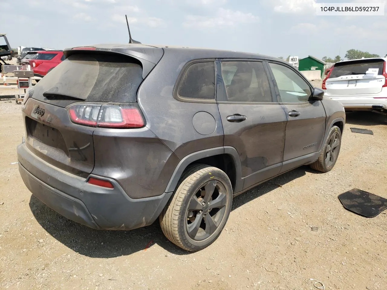 2020 Jeep Cherokee Latitude Plus VIN: 1C4PJLLB6LD592737 Lot: 67370444