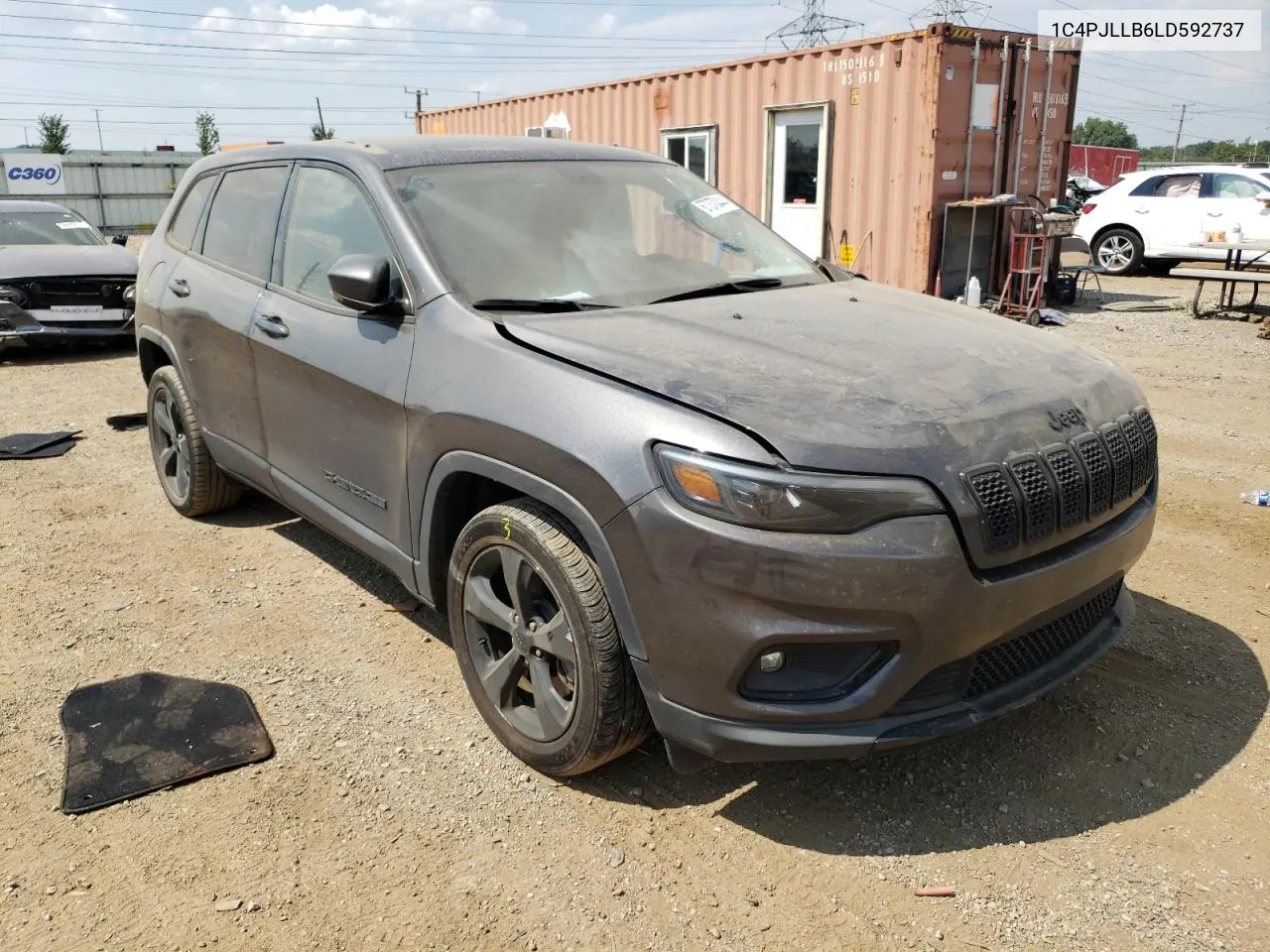 2020 Jeep Cherokee Latitude Plus VIN: 1C4PJLLB6LD592737 Lot: 67370444