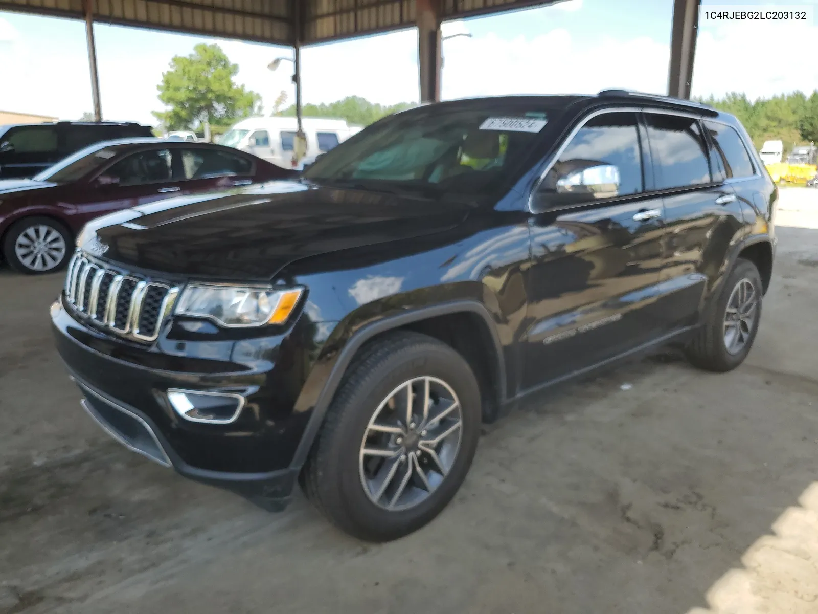 2020 Jeep Grand Cherokee Limited VIN: 1C4RJEBG2LC203132 Lot: 67500524