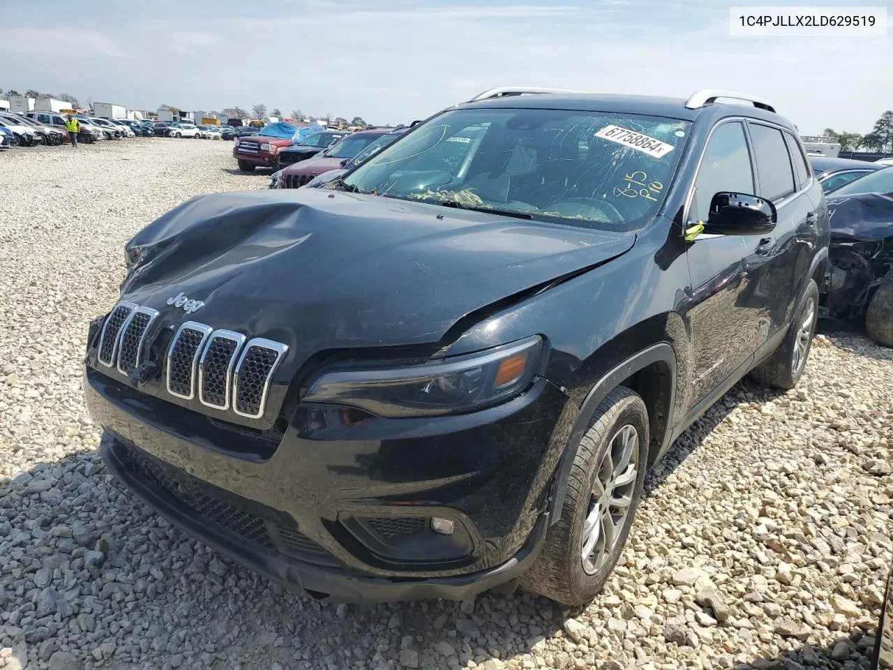 1C4PJLLX2LD629519 2020 Jeep Cherokee Latitude Plus