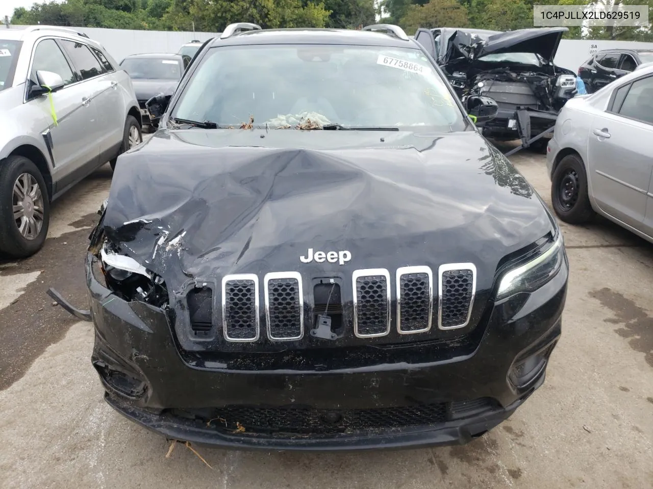 2020 Jeep Cherokee Latitude Plus VIN: 1C4PJLLX2LD629519 Lot: 67758864