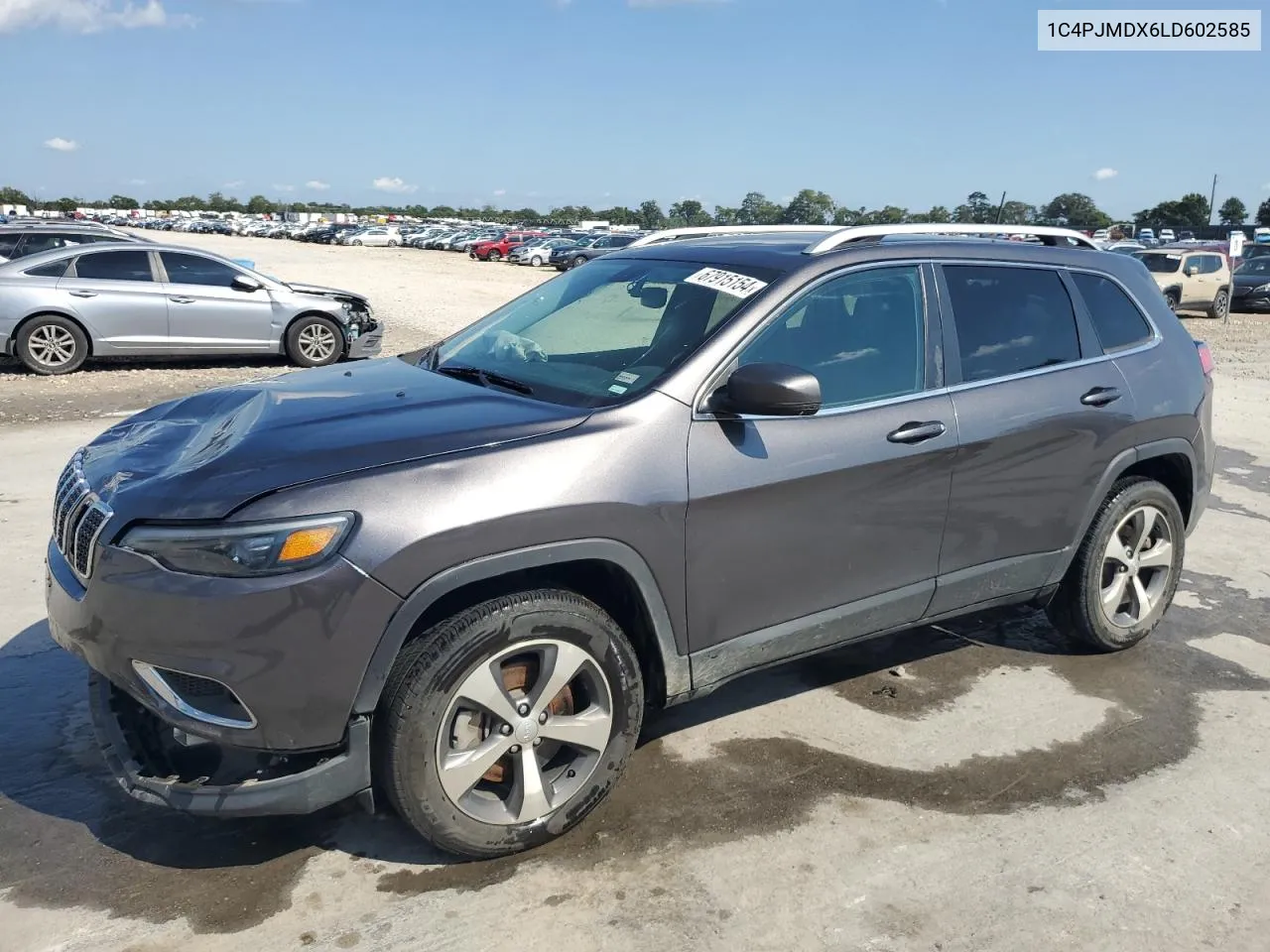 2020 Jeep Cherokee Limited VIN: 1C4PJMDX6LD602585 Lot: 67915154