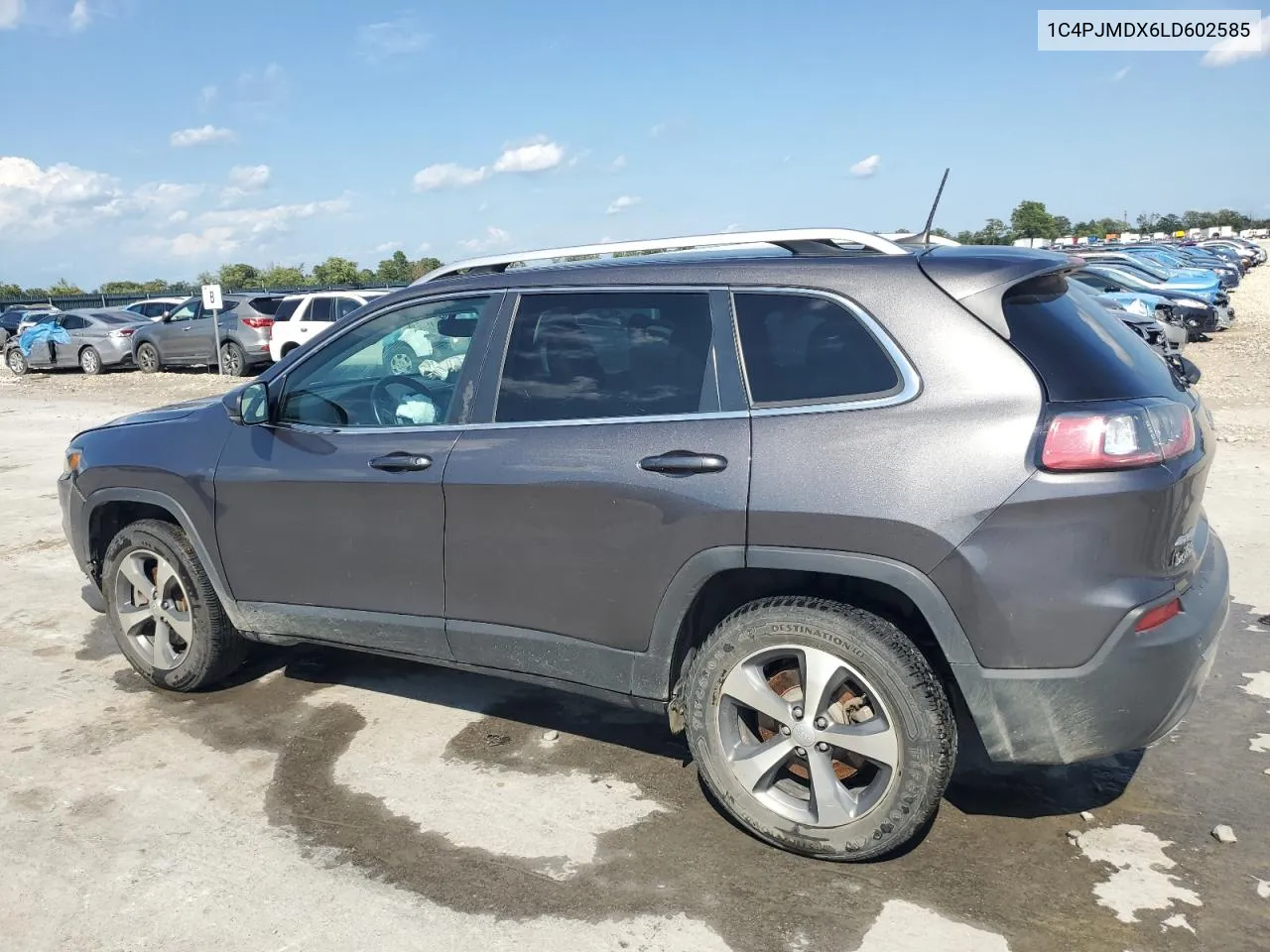 2020 Jeep Cherokee Limited VIN: 1C4PJMDX6LD602585 Lot: 67915154