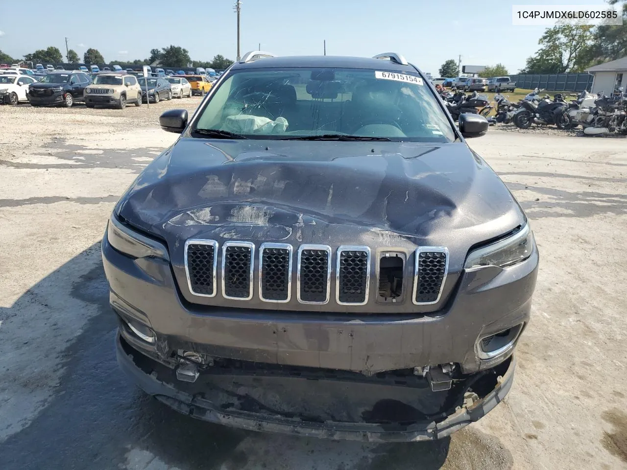 2020 Jeep Cherokee Limited VIN: 1C4PJMDX6LD602585 Lot: 67915154