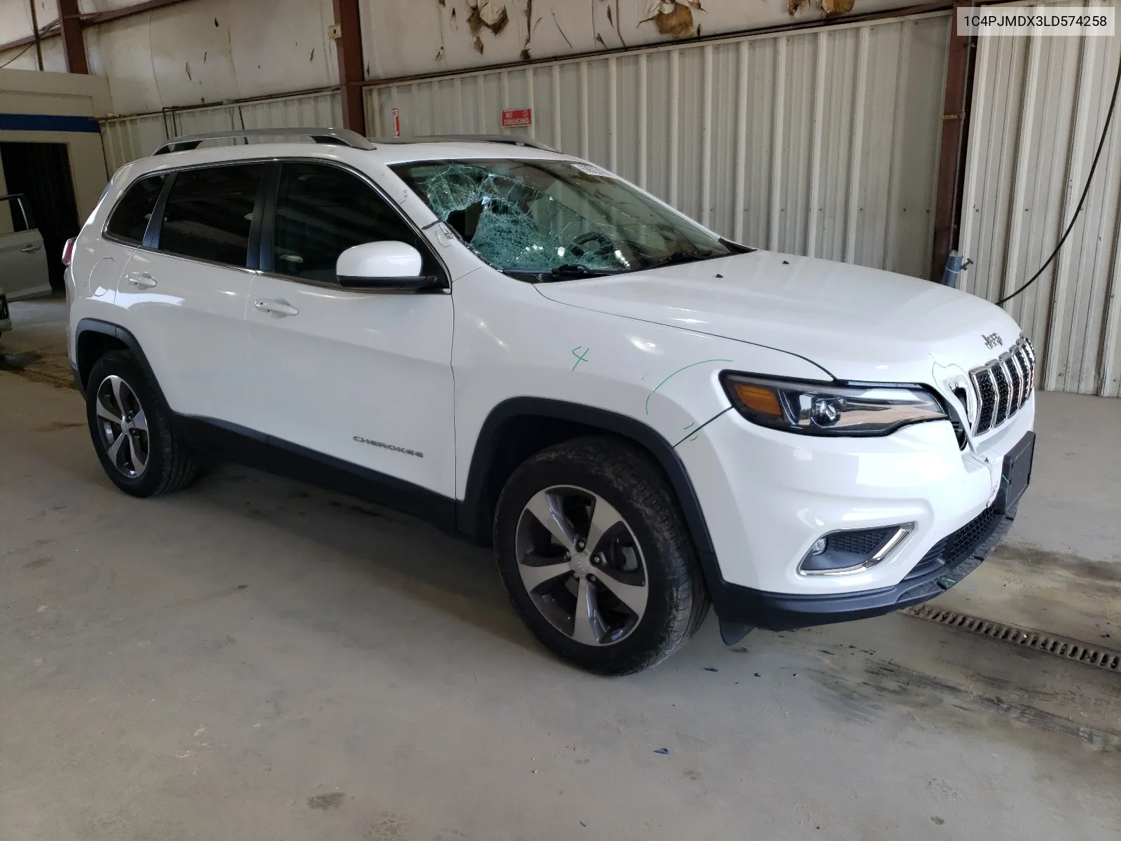 2020 Jeep Cherokee Limited VIN: 1C4PJMDX3LD574258 Lot: 68622434