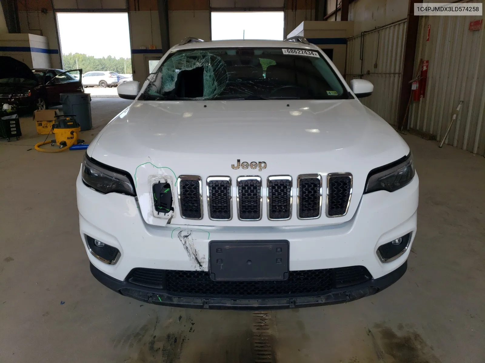 2020 Jeep Cherokee Limited VIN: 1C4PJMDX3LD574258 Lot: 68622434