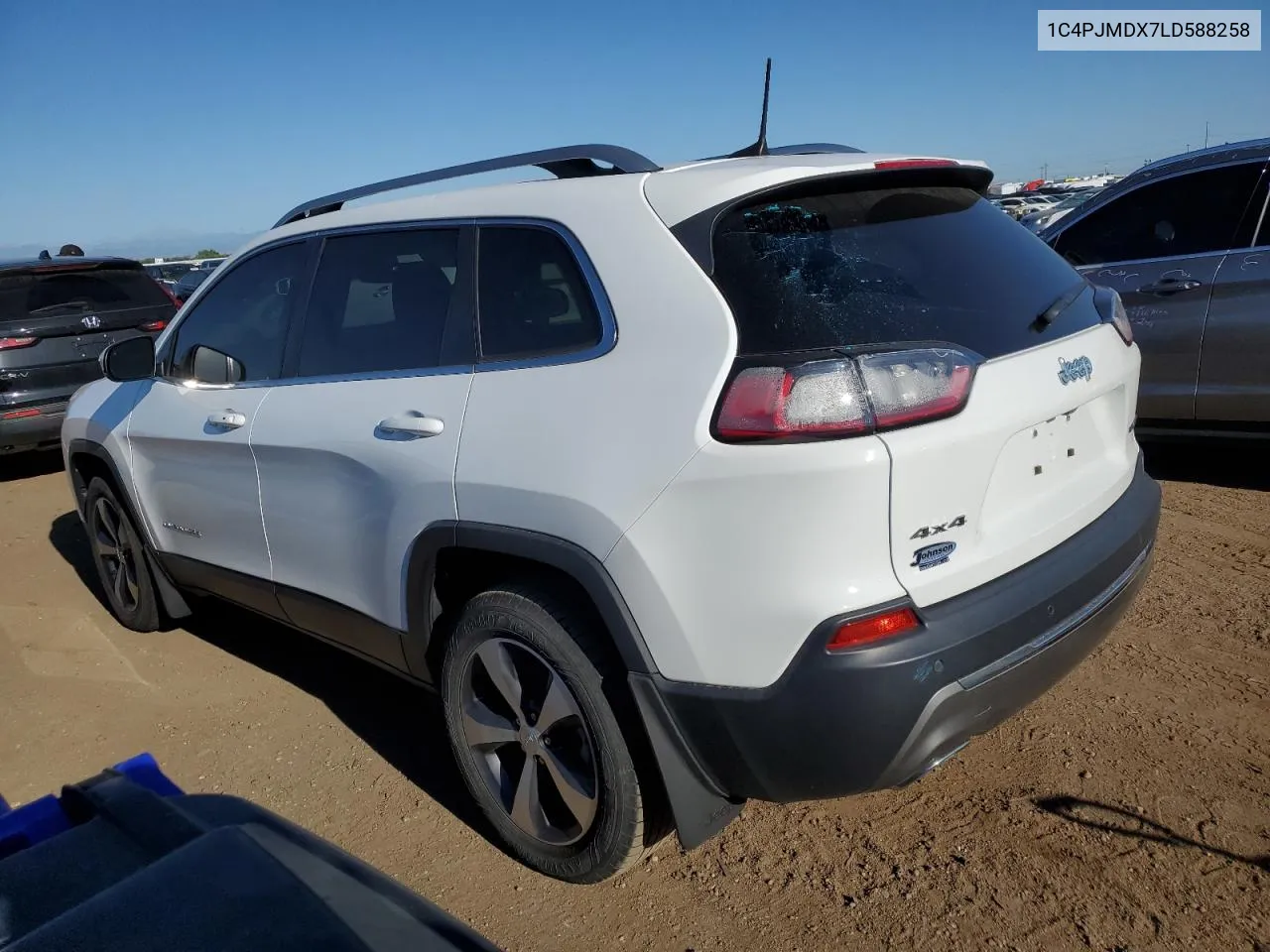 2020 Jeep Cherokee Limited VIN: 1C4PJMDX7LD588258 Lot: 68869504