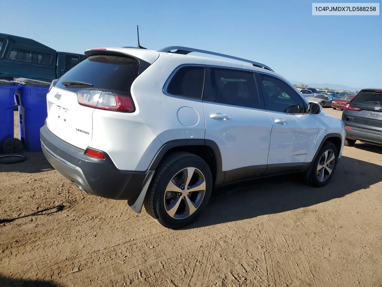 2020 Jeep Cherokee Limited VIN: 1C4PJMDX7LD588258 Lot: 68869504