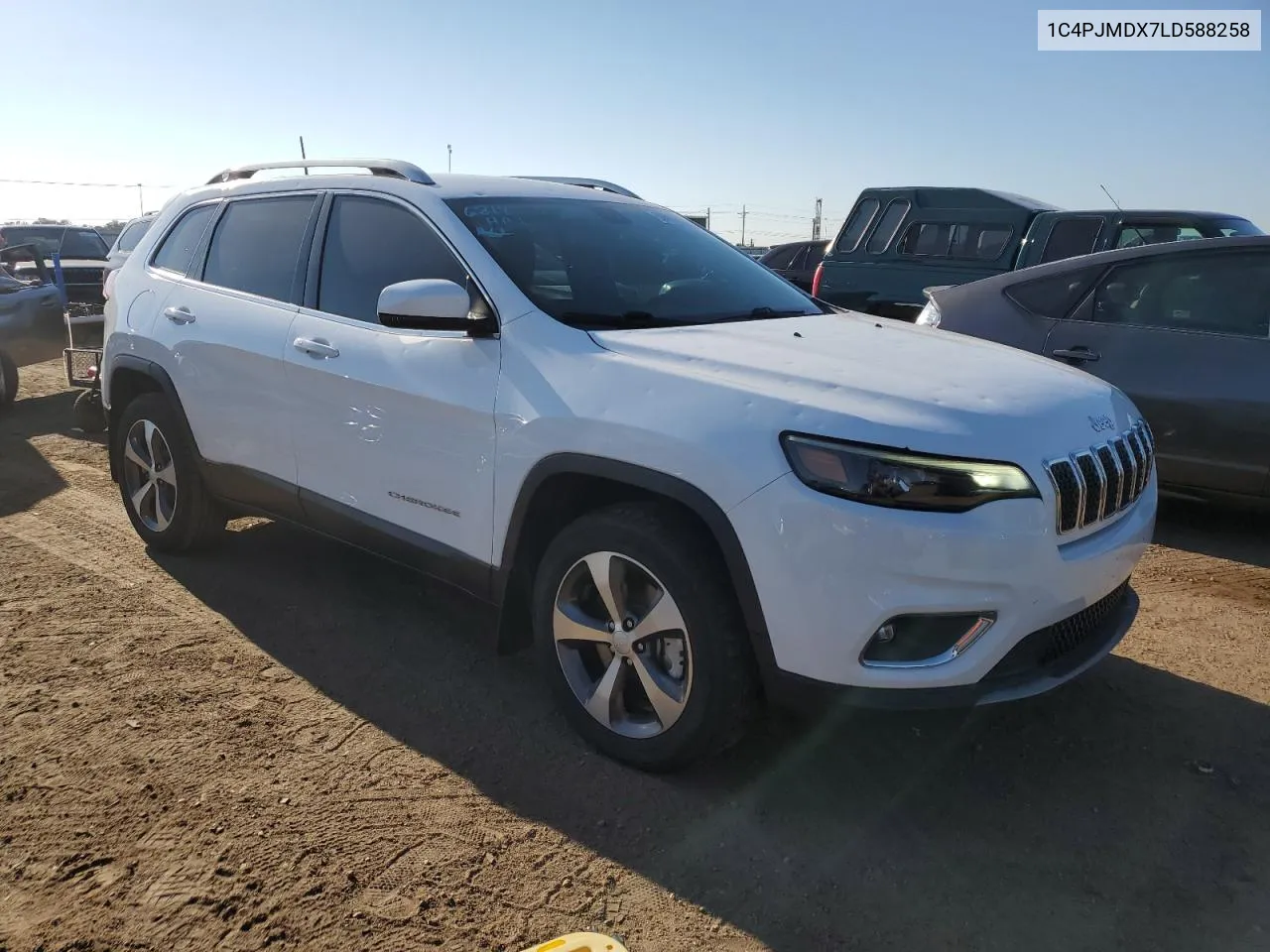 2020 Jeep Cherokee Limited VIN: 1C4PJMDX7LD588258 Lot: 68869504