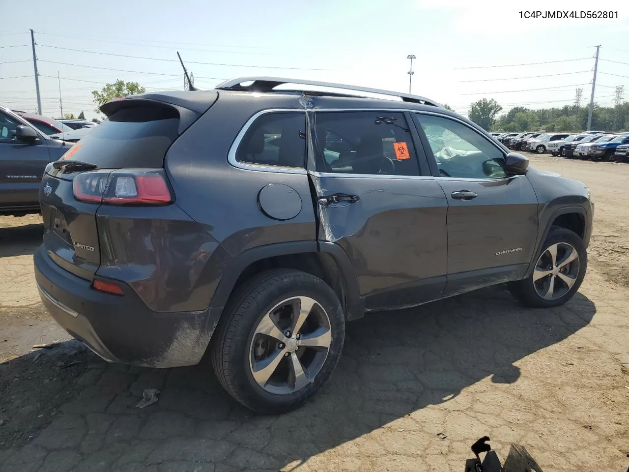 2020 Jeep Cherokee Limited VIN: 1C4PJMDX4LD562801 Lot: 68907204