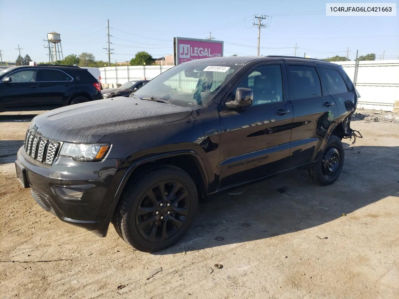 2020 Jeep Grand Cherokee Laredo VIN: 1C4RJFAG6LC421663 Lot: 68915974