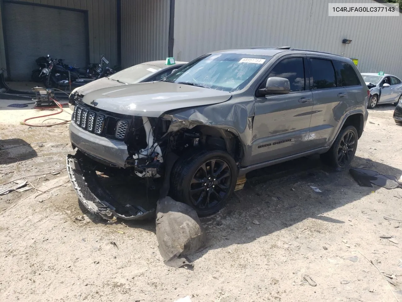 2020 Jeep Grand Cherokee Laredo VIN: 1C4RJFAG0LC377143 Lot: 68951284