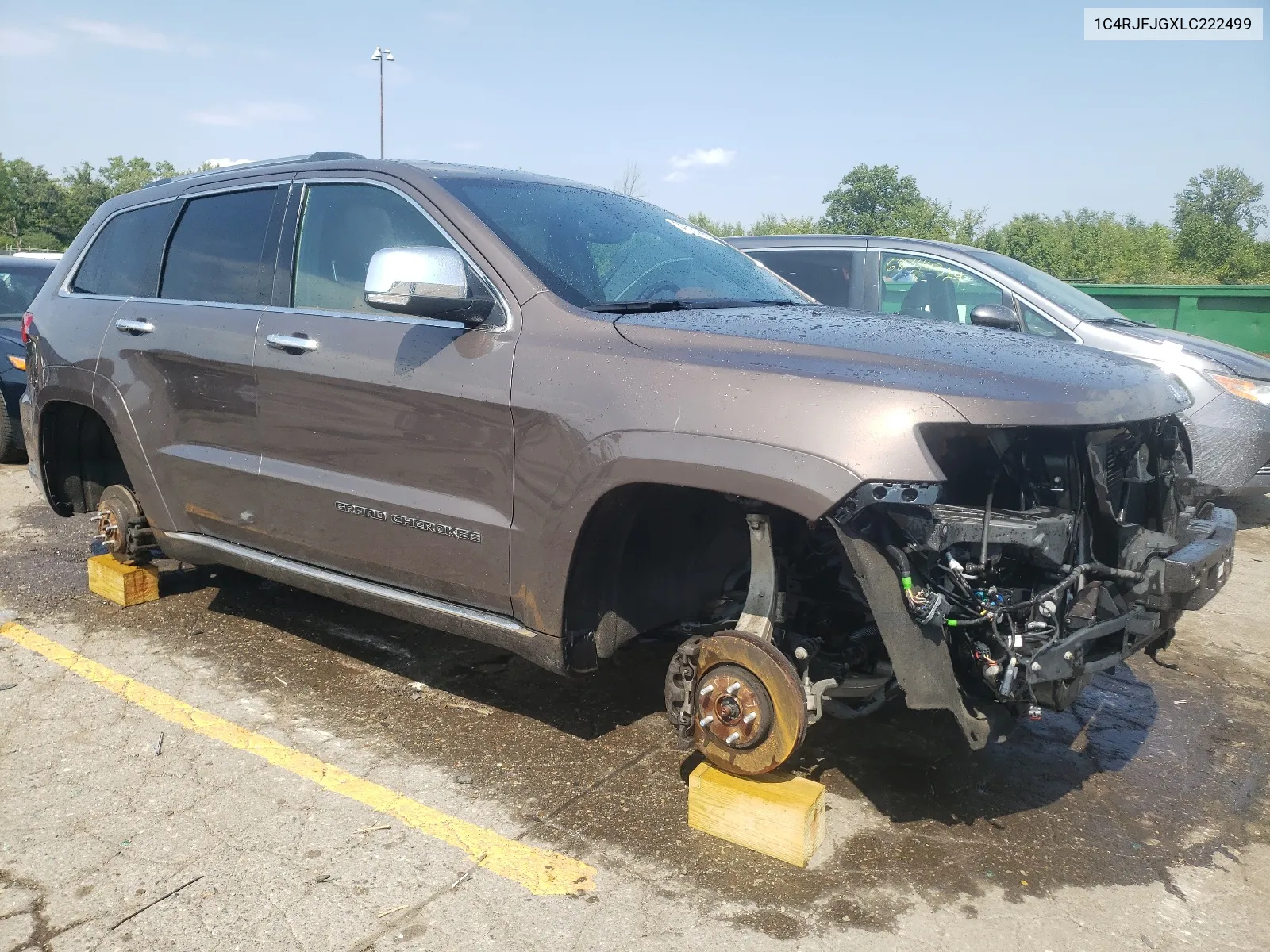 2020 Jeep Grand Cherokee Summit VIN: 1C4RJFJGXLC222499 Lot: 69031654