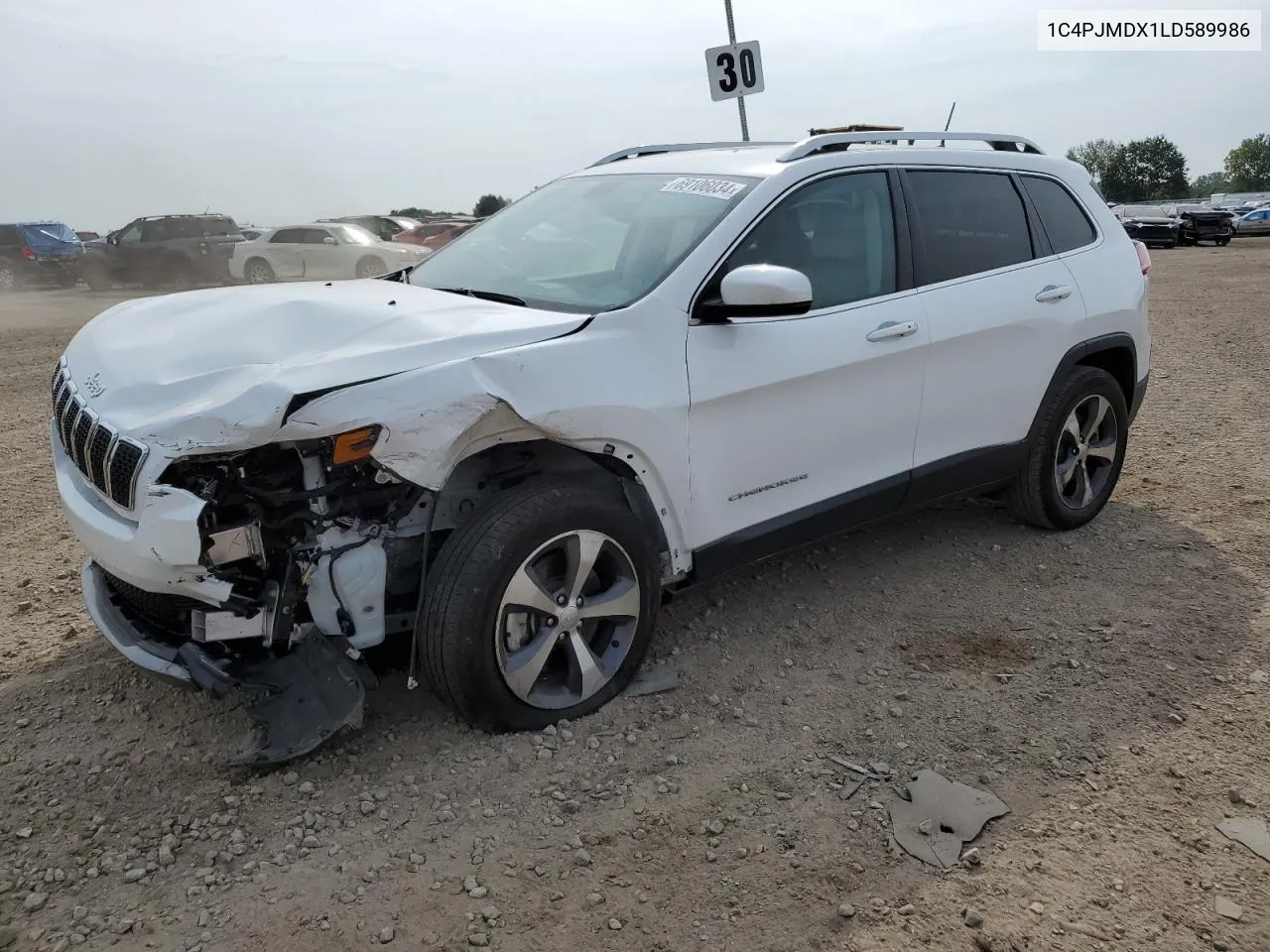 2020 Jeep Cherokee Limited VIN: 1C4PJMDX1LD589986 Lot: 69106034