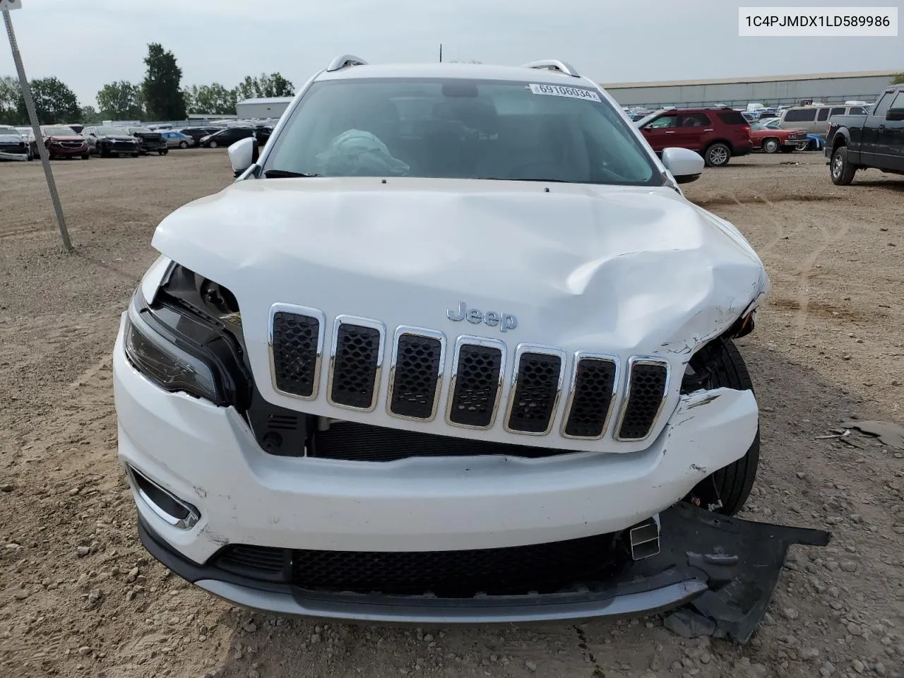 2020 Jeep Cherokee Limited VIN: 1C4PJMDX1LD589986 Lot: 69106034