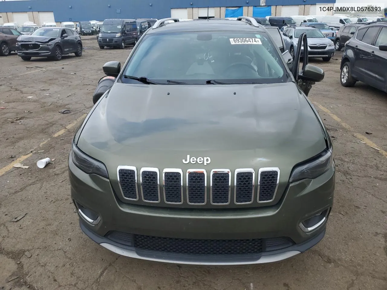 2020 Jeep Cherokee Limited VIN: 1C4PJMDX8LD576393 Lot: 69306474