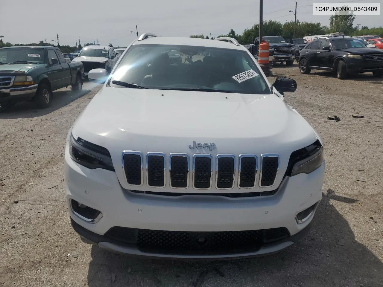 2020 Jeep Cherokee Limited VIN: 1C4PJMDNXLD543409 Lot: 69573024