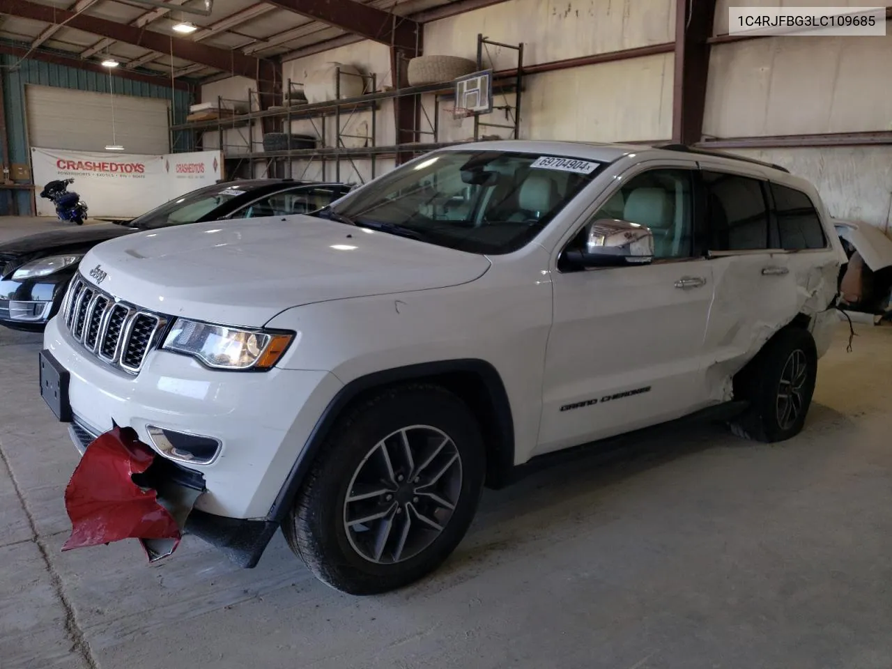 2020 Jeep Grand Cherokee Limited VIN: 1C4RJFBG3LC109685 Lot: 69704904