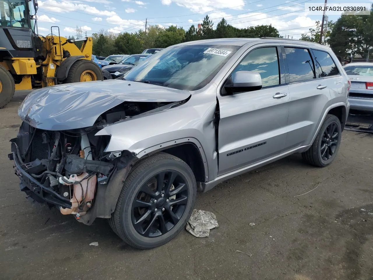 2020 Jeep Grand Cherokee Laredo VIN: 1C4RJFAG2LC330891 Lot: 69713584