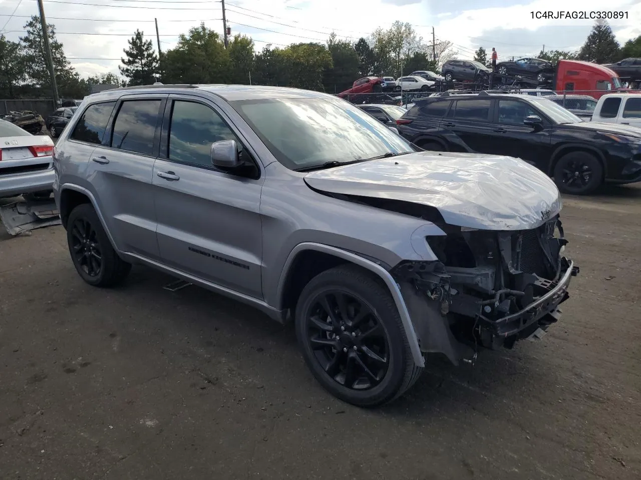 2020 Jeep Grand Cherokee Laredo VIN: 1C4RJFAG2LC330891 Lot: 69713584