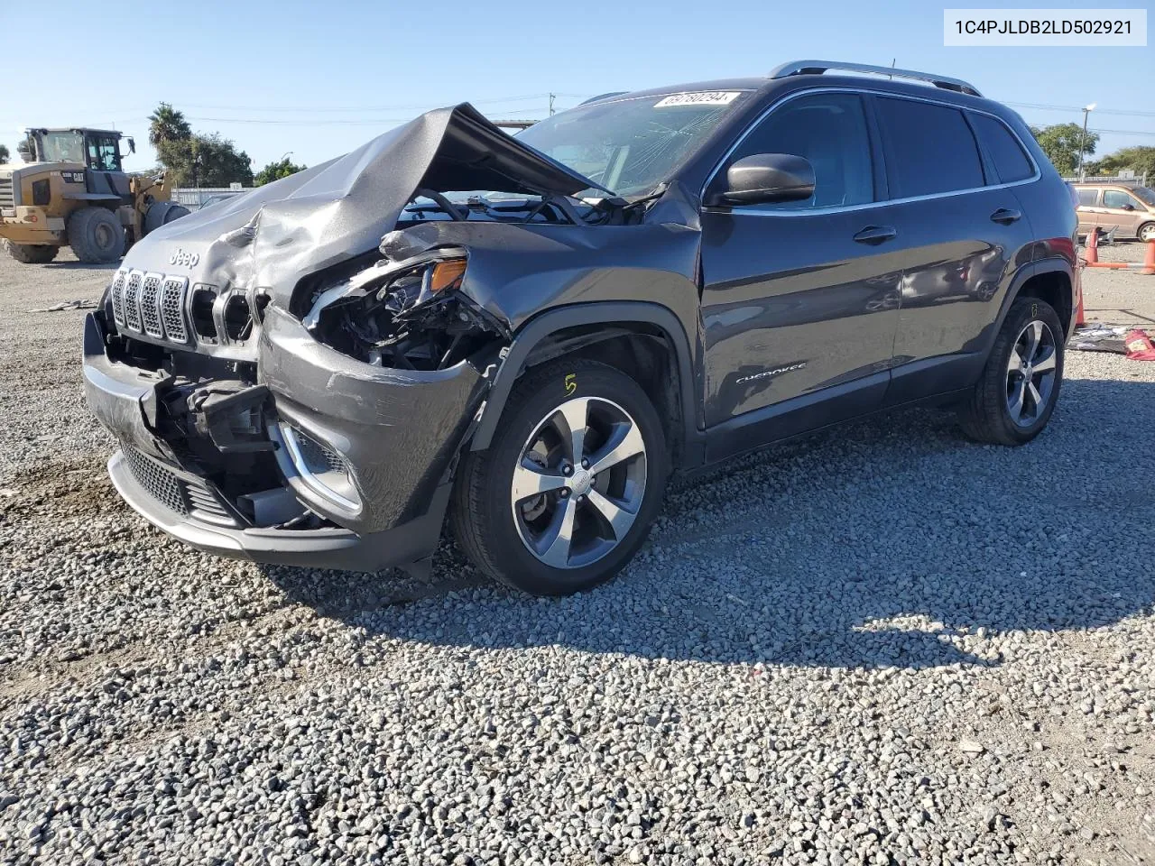 2020 Jeep Cherokee Limited VIN: 1C4PJLDB2LD502921 Lot: 69780294