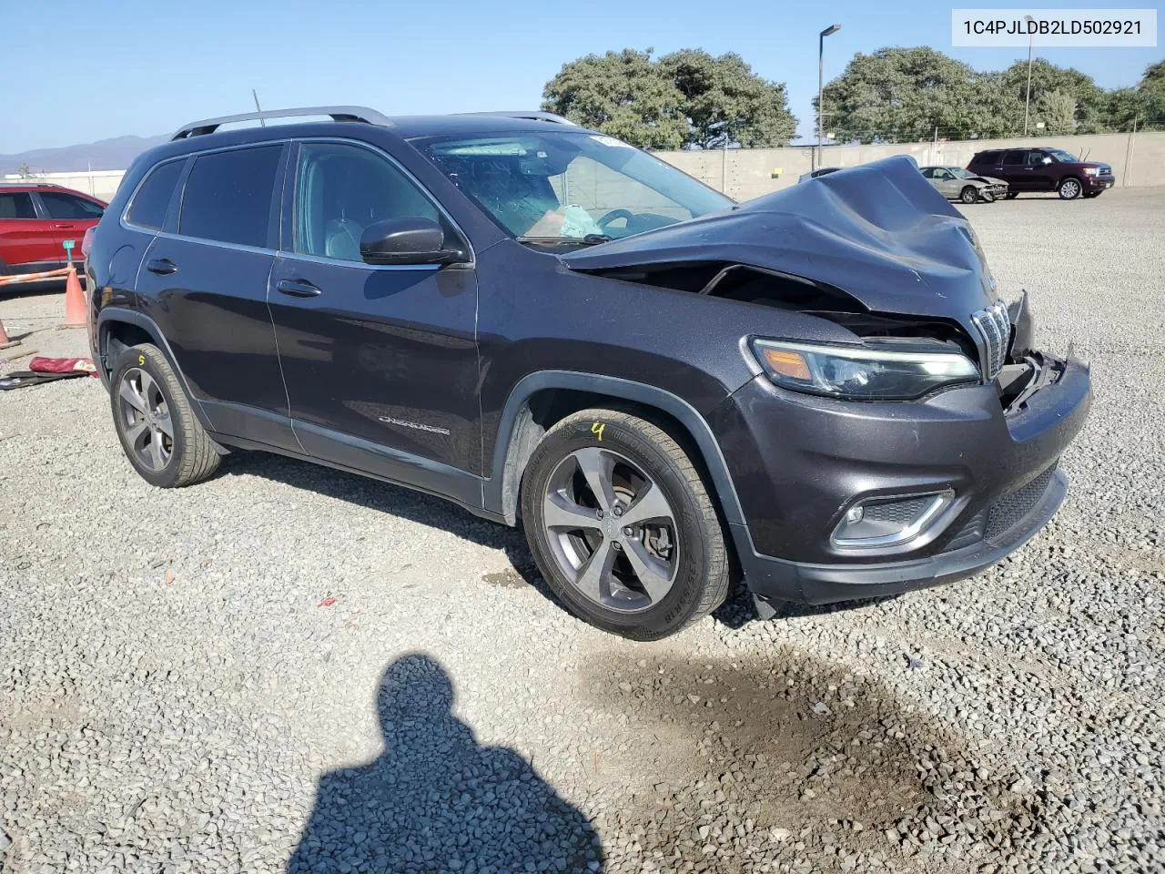 2020 Jeep Cherokee Limited VIN: 1C4PJLDB2LD502921 Lot: 69780294