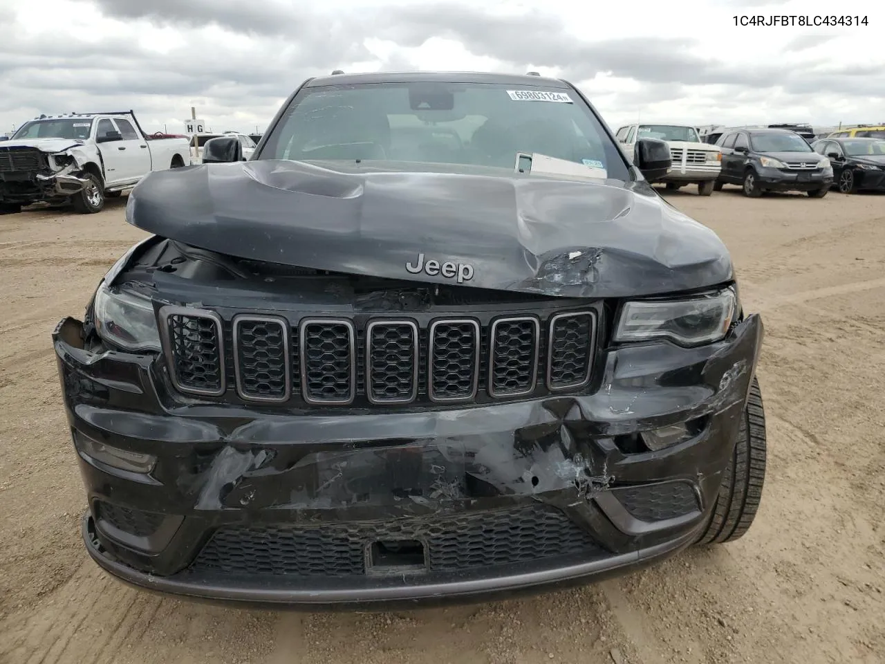 2020 Jeep Grand Cherokee Limited VIN: 1C4RJFBT8LC434314 Lot: 69803124