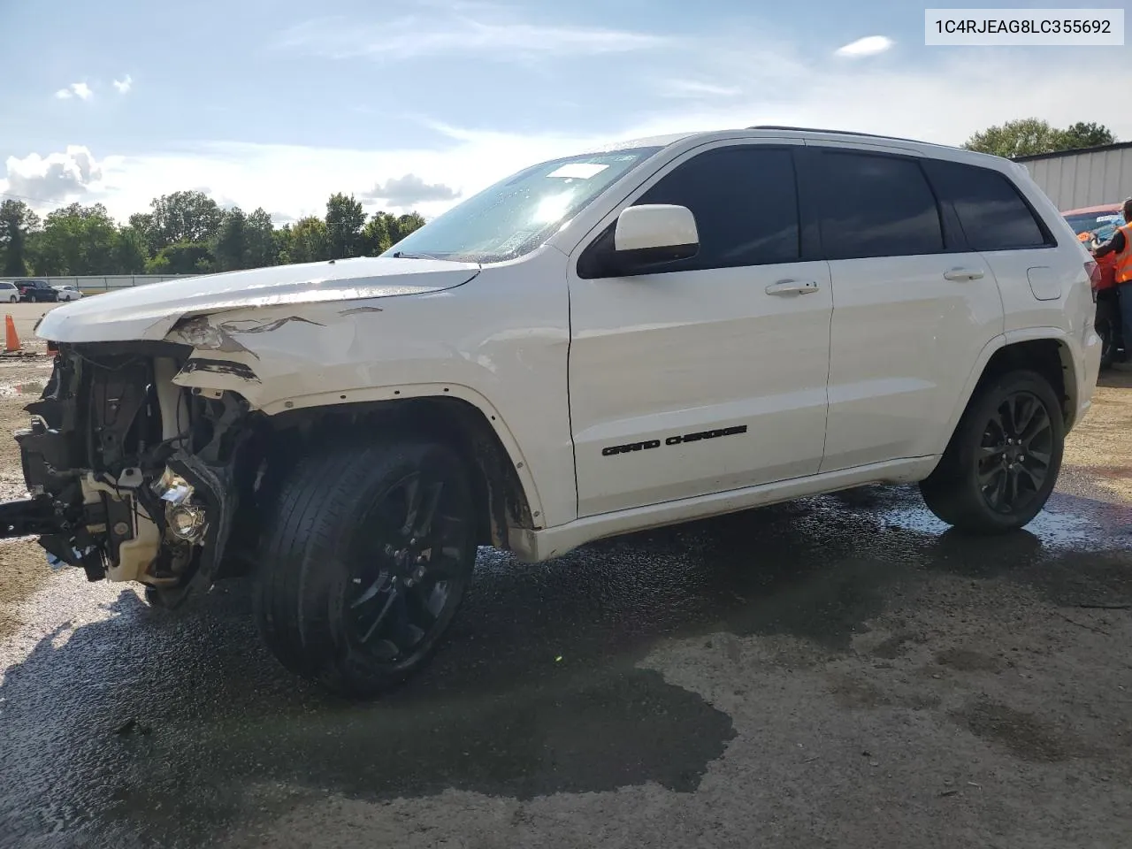 2020 Jeep Grand Cherokee Laredo VIN: 1C4RJEAG8LC355692 Lot: 69866454