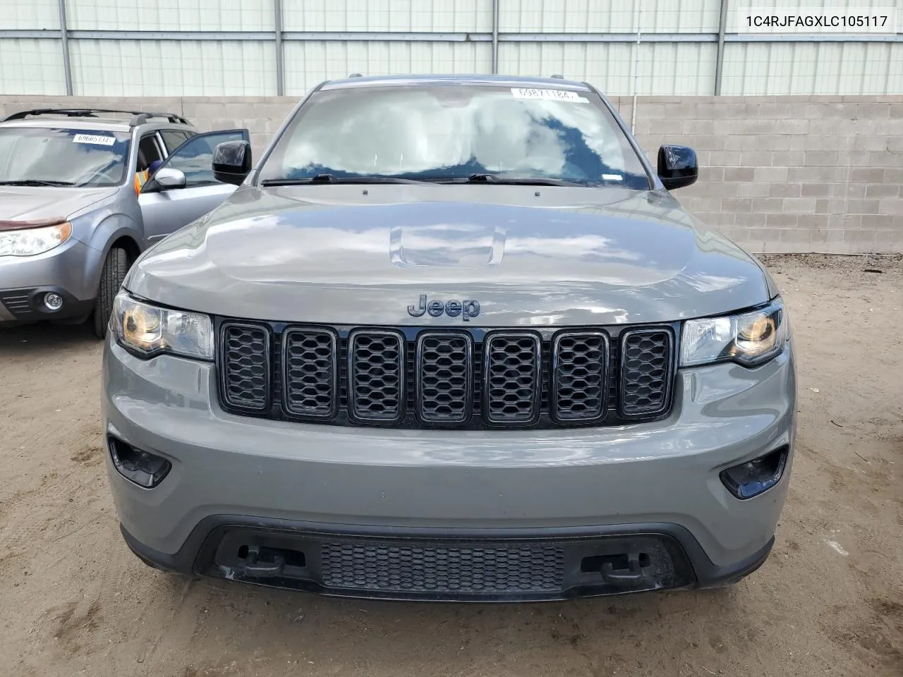 2020 Jeep Grand Cherokee Laredo VIN: 1C4RJFAGXLC105117 Lot: 69871184