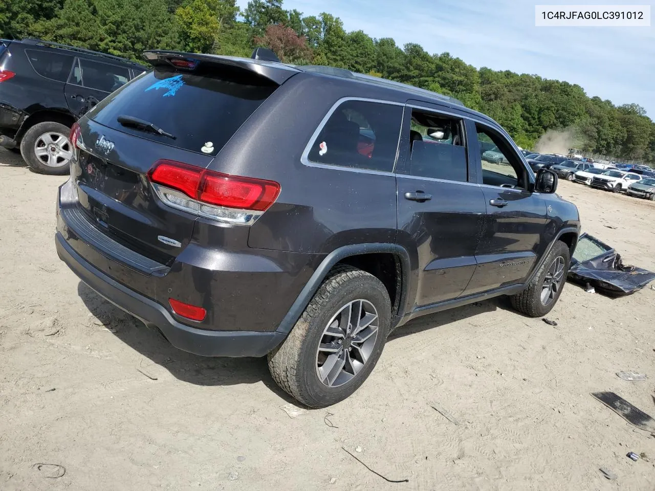 2020 Jeep Grand Cherokee Laredo VIN: 1C4RJFAG0LC391012 Lot: 69938324