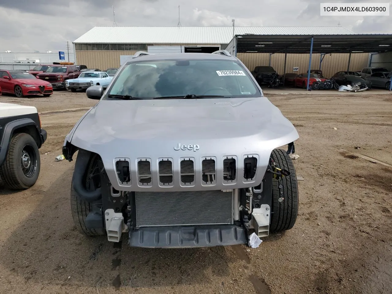 2020 Jeep Cherokee Limited VIN: 1C4PJMDX4LD603900 Lot: 70239984