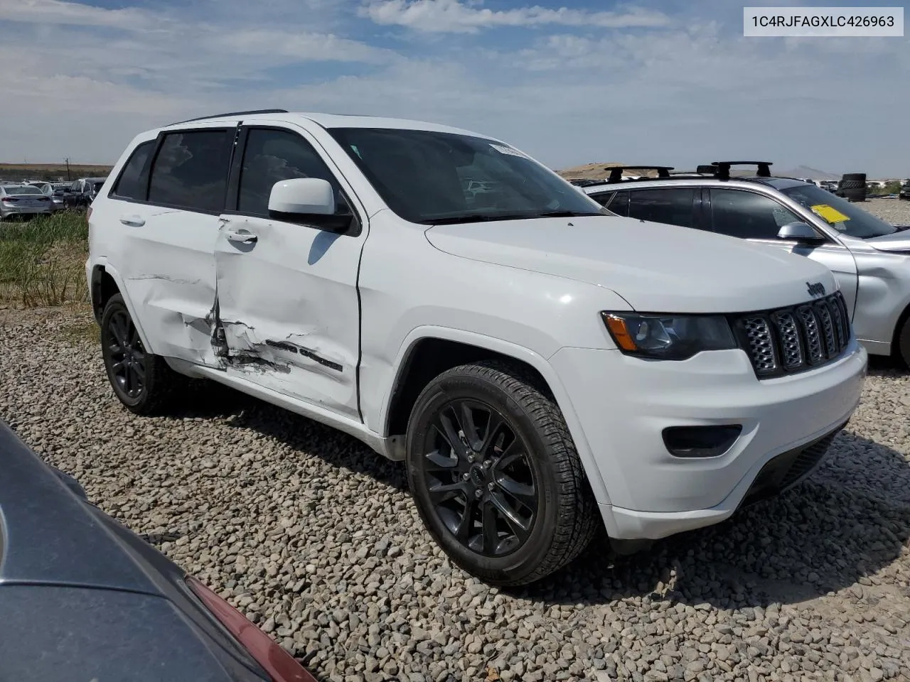 2020 Jeep Grand Cherokee Laredo VIN: 1C4RJFAGXLC426963 Lot: 70294644