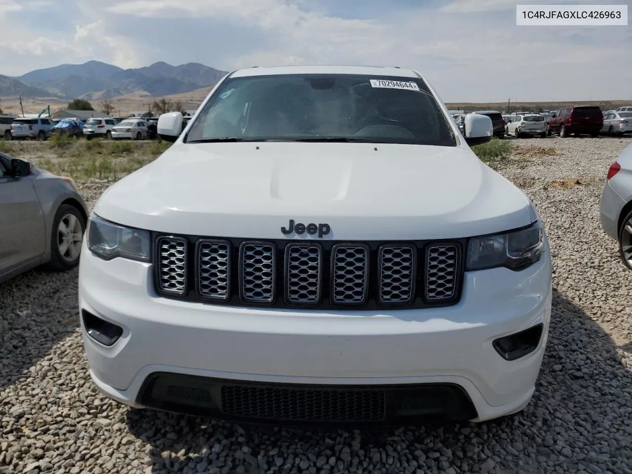 2020 Jeep Grand Cherokee Laredo VIN: 1C4RJFAGXLC426963 Lot: 70294644