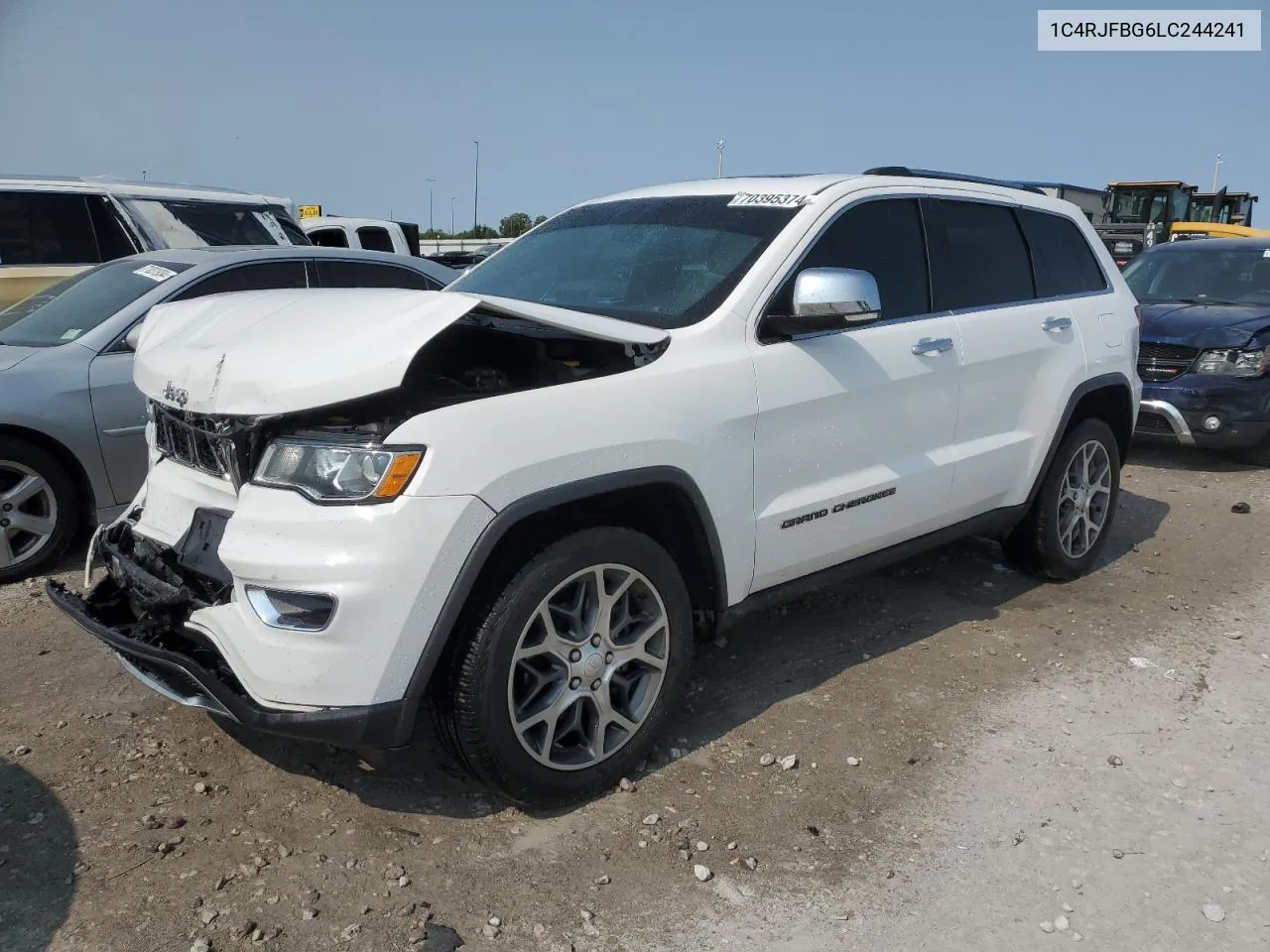 2020 Jeep Grand Cherokee Limited VIN: 1C4RJFBG6LC244241 Lot: 70395374