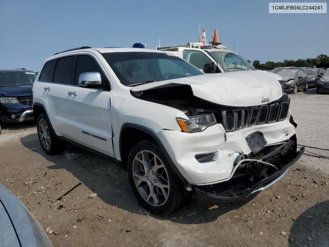 2020 Jeep Grand Cherokee Limited VIN: 1C4RJFBG6LC244241 Lot: 70395374