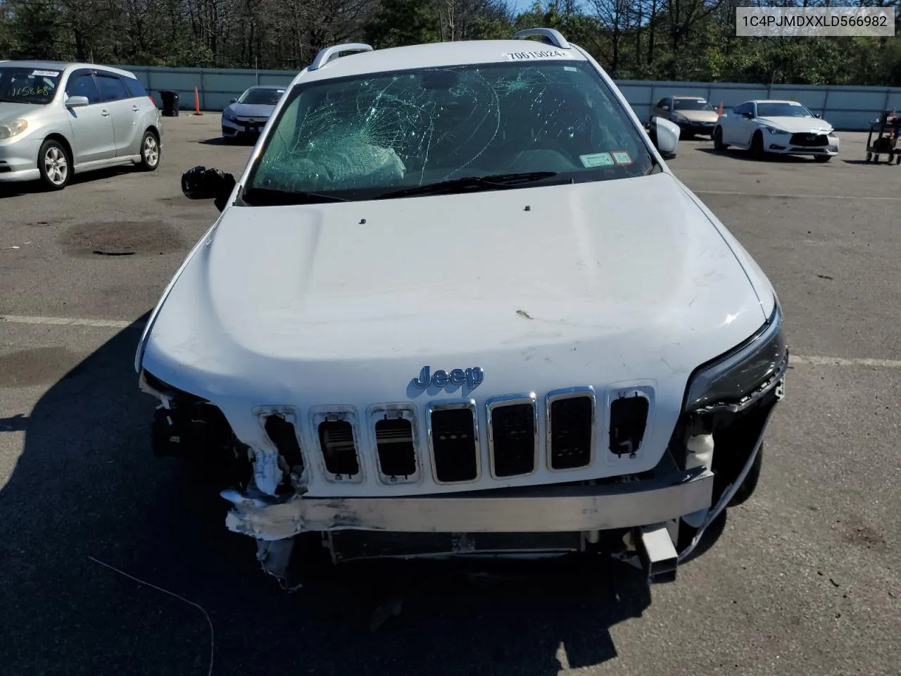 2020 Jeep Cherokee Limited VIN: 1C4PJMDXXLD566982 Lot: 70615024