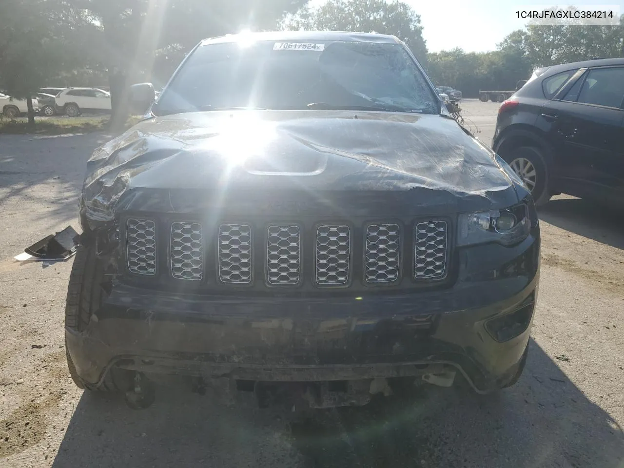 2020 Jeep Grand Cherokee Laredo VIN: 1C4RJFAGXLC384214 Lot: 70617524