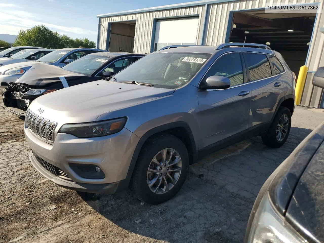 2020 Jeep Cherokee Latitude Plus VIN: 1C4PJMLB9LD617362 Lot: 70618134