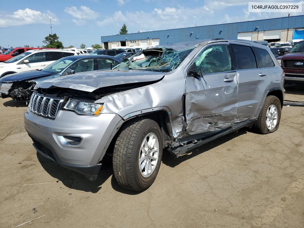 2020 Jeep Grand Cherokee Laredo VIN: 1C4RJFAG0LC397229 Lot: 70685804