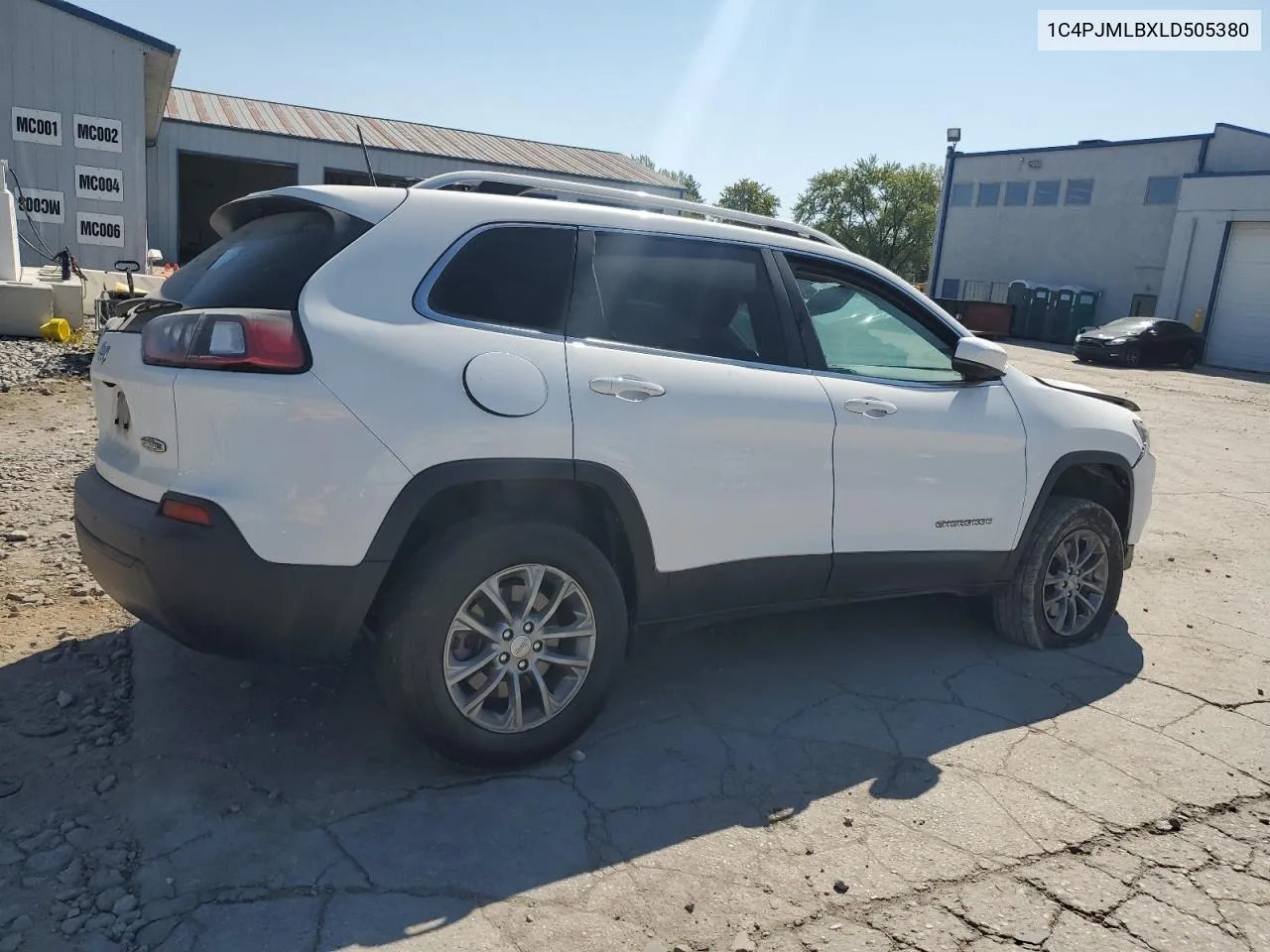 2020 Jeep Cherokee Latitude Plus VIN: 1C4PJMLBXLD505380 Lot: 70707924