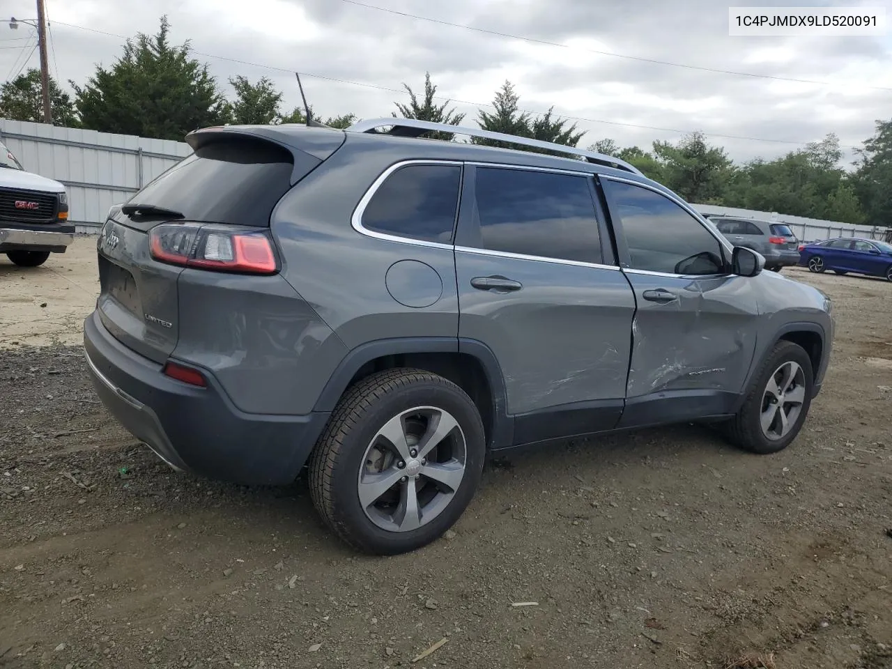 2020 Jeep Cherokee Limited VIN: 1C4PJMDX9LD520091 Lot: 70728494